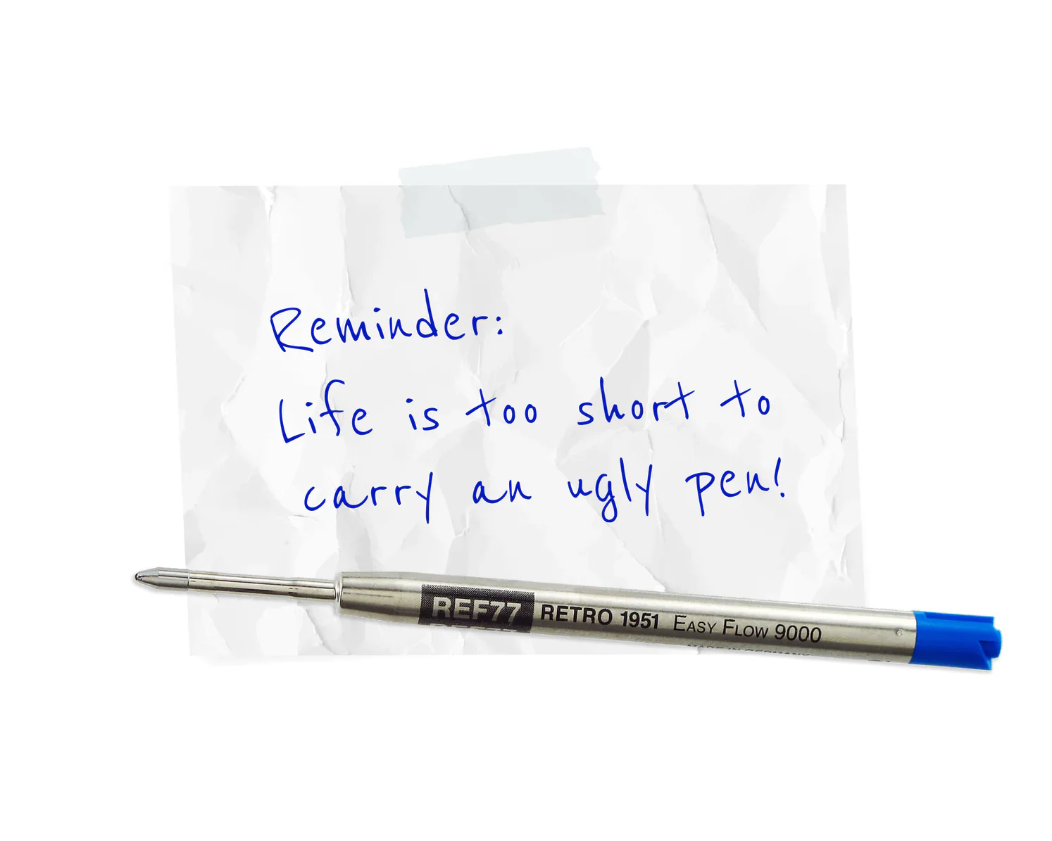 Retro 51 Ballpoint Refill Single BLACK or BLUE - Image 4