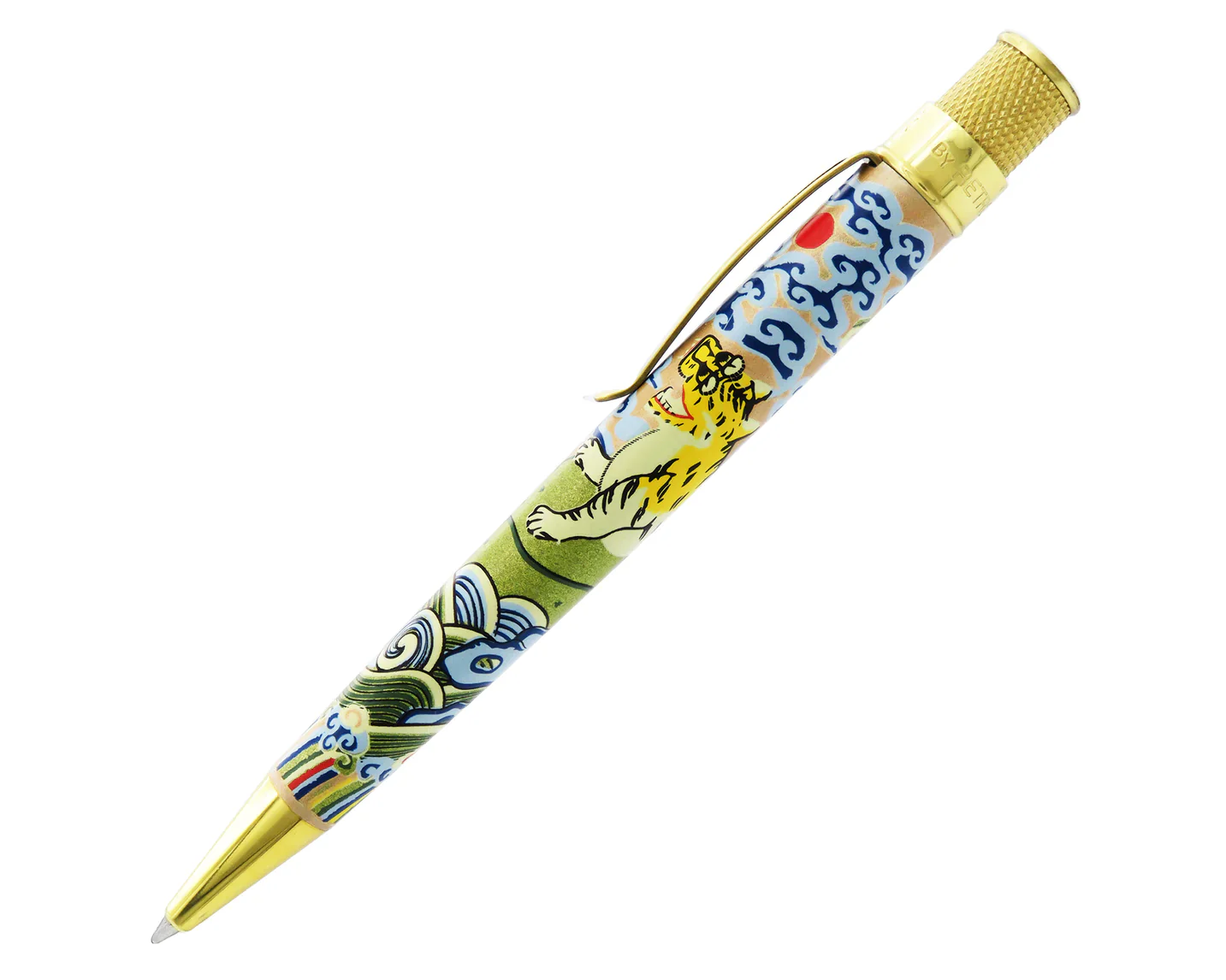 Retro 51 Metropolitan  Chinese Tiger Rank Badge Rollerball - Image 3