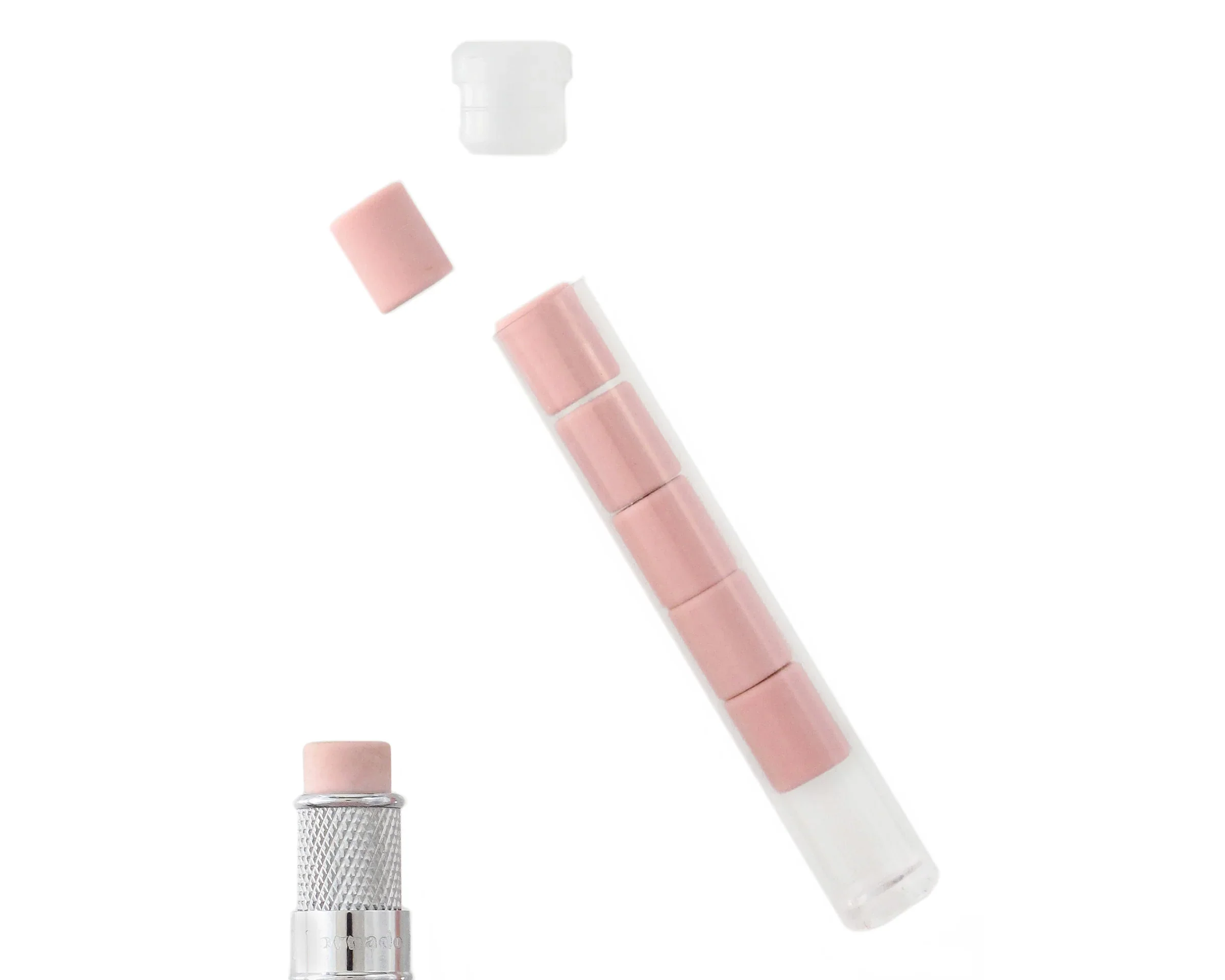 Retro 51 Replacement Pencil Erasers - Tornado Pencils (Black, White or Pink) - Image 6