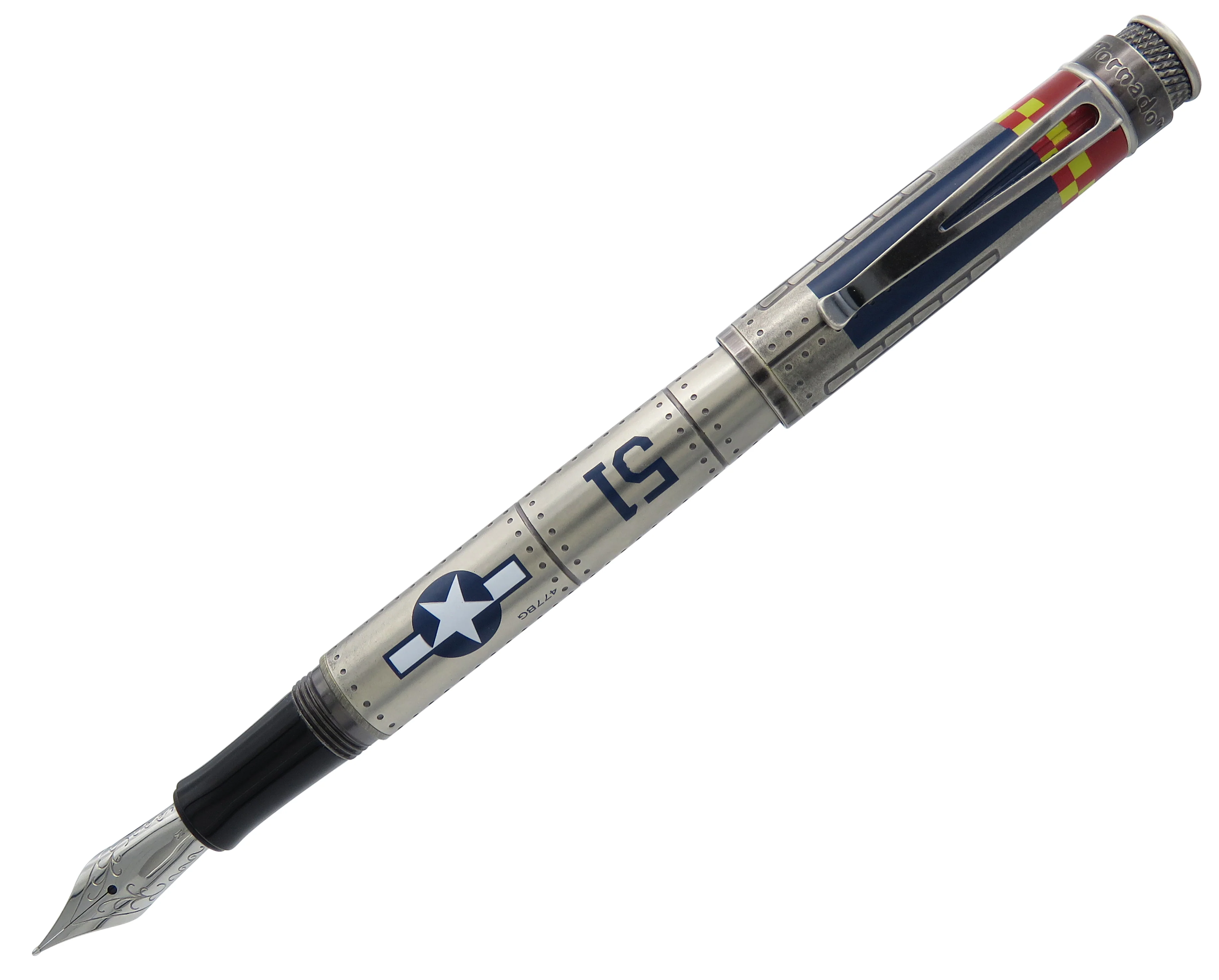 Retro 51 Tornado EXT Fountain Pen - P-51 Mustang - Image 4