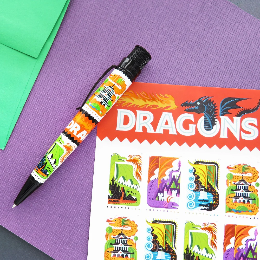 Retro 51 Tornado Rollerball Pen - USPS Dragons (Big Shot) - Image 7